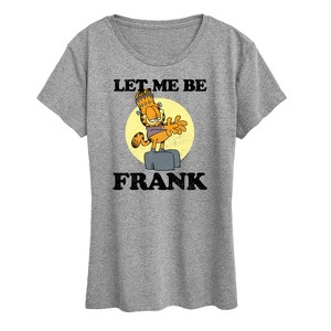 Women's - Garfield - Let Me Be Frank Short Sleeve Graphic T-Shirt - 1 of 4