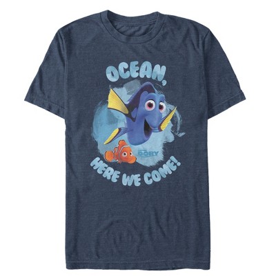 Men's Finding Dory Ocean Here We Come T-Shirt