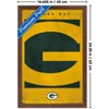 Trends International NFL Green Bay Packers - Logo 25 Framed Wall Poster Prints - 3 of 4