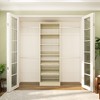 Aheaplus Closet Organizer with Extendable Hanging Rod, Walk-In Closet System Wardrobe with Adjustable Shelves - 3 of 4
