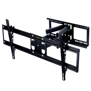 MegaMounts Full Motion Articulated Tilt and Swivel Television Wall Mount for 37-60 Inch Screens with Bubble Level - 1 of 4