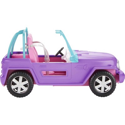 Pink barbie jeep store for dolls