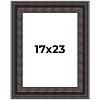 PosterPalooza | 3.5" Wide Ornate Black Picture Frame - UV Acrylic, Foam Board Backing, Hanging Hardware - 2 of 4