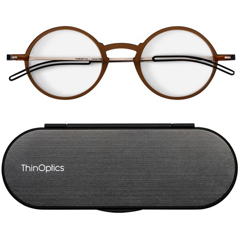 ThinOptics Brooklyn Reading Glasses & Milano Case