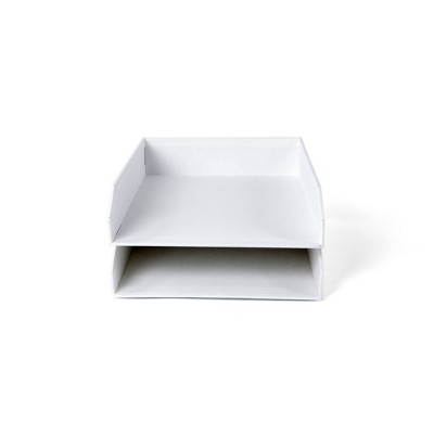 Hakan 2pk Letter Trays White - Bigso Box of Sweden