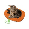 Unique Bargains Cat Scratch Pad with Pumpkins Pattern for Indoor Outdoor Orange - 4 of 4
