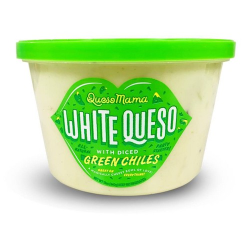 Queso Mama White Queso with Diced Green Chilies - 12oz - image 1 of 3