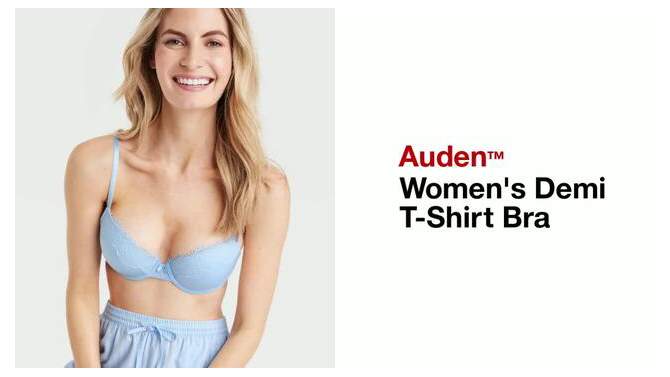 Women's Demi T-Shirt Bra - Auden™, 2 of 6, play video