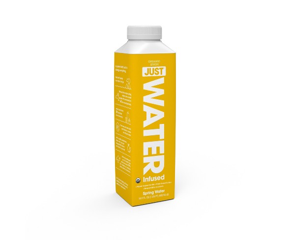 JUST 100% Organic Lemon Infused Water - 16.9 fl oz Bottle