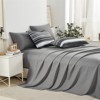 BAGOKIE All Season 5/7 Piece Bed in a Bag Comforter Set, Stripe Pattern - 4 of 4