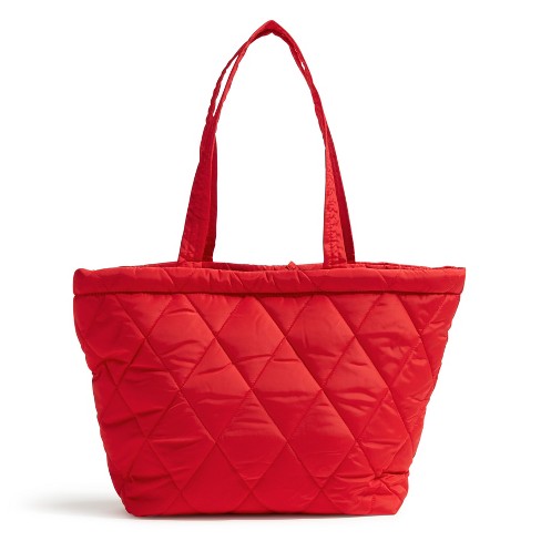 Vera Bradley Women s Outlet Ultralight Small East West Tote Goji Berry Red Target