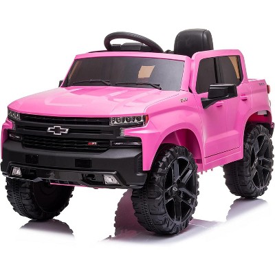 Garvee 12V Kids Ride-On Truck – Electric Silverado Trail Boss with Remote Control, MP3/Bluetooth, LED Lights & Suspension