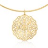 Ross-Simons Italian 14kt Yellow Gold Filigree Medallion Pendant Size 2.00 - 3 of 4