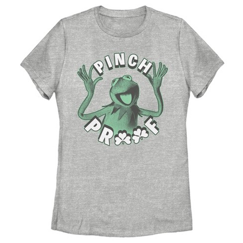 Women's The Muppets St. Patrick's Day Kermit Pinch Proof T-Shirt - image 1 of 4