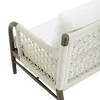 Nathan James Luciano Outdoor Loveseat White - 3 of 4