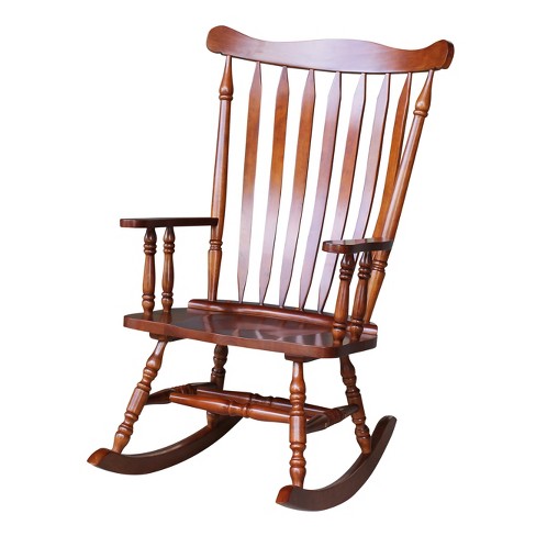 Wooden rocking armchair hot sale