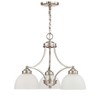 Livex Lighting Somerset 3 - Light Chandelier in  Brushed Nickel - 4 of 4