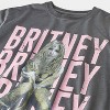 Girls' Britney Spears Oversized Sleep T-Shirt - Gray - 3 of 3