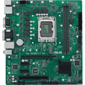 Asus H610M-CT D4-CSM Desktop Motherboard - Intel H610 Chipset - Socket LGA-1700 - Micro ATX - 1 of 4
