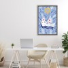 Stupell Industries Happy Hanukkah Dove & Florals Floating Frame Canvas Art - 3 of 4