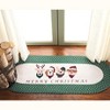 Braided Christmas Poster BRP108 Machine Washable Hand Woven Indoor Rugs - Safavieh - 2 of 3