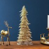 Northlight Small Layered Feathers Cone Tree Christmas Tabletop Decoration - 15.75" - image 2 of 4