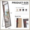 65"x23"Dressing Mirror,Solid Wood Thickened Frame Full-Length Mirror,Bedroom Entrance Decorative Mirror,Floor Standing Mirror-The Pop Home - 4 of 4