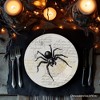 Gothic Elegance Set of 4 Plates with Real Gold Trim, Halloween Tableware Collection for Salad, Dessert, Appetizer, and Side Plates| OrnamentallyYou - 4 of 4