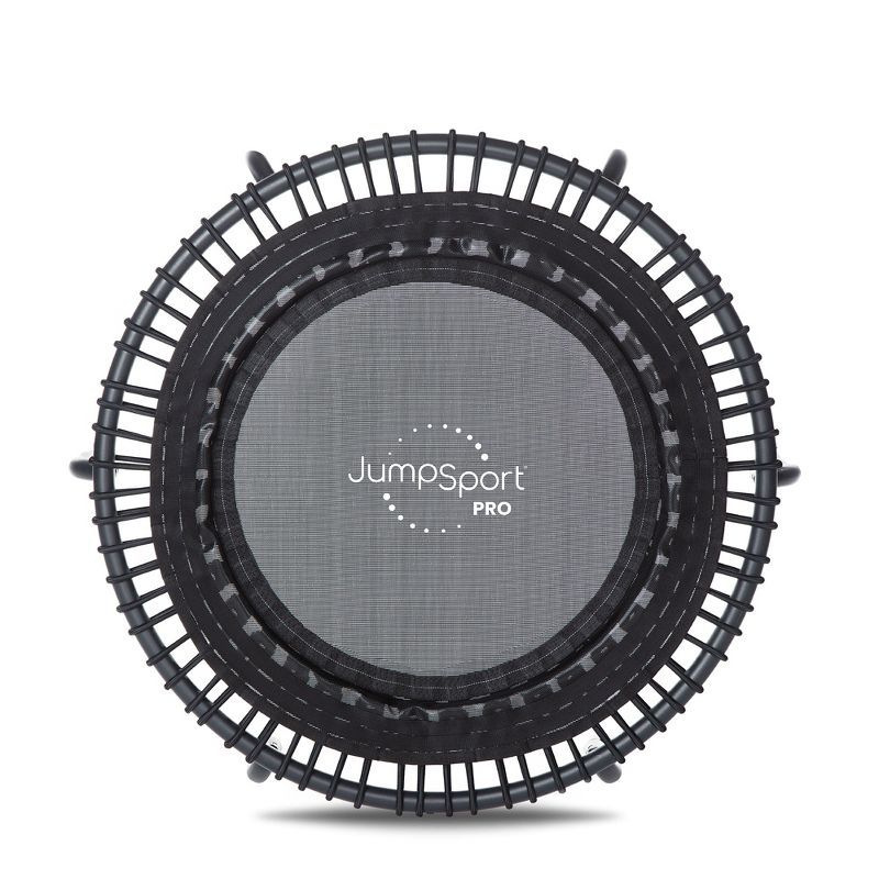 JumpSport 350 PRO Indoor Heavy Duty Lightweight Round Fitness Trampoline with Videos, Secure Arched Legs, and Quiet, Safe Bounce, 1 of 7