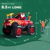 Itopfox 8.5 FT Santa Off-Roader Inflatable Truck with 15 LED Lights Waterproof Outdoor Christmas Decoration for Yard Lawn 1 Piece - 3 of 4