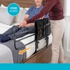 Stander EZ Adjust Bed Rail, Adjustable Safety Guard Rail for Seniors, Black - 2 of 4