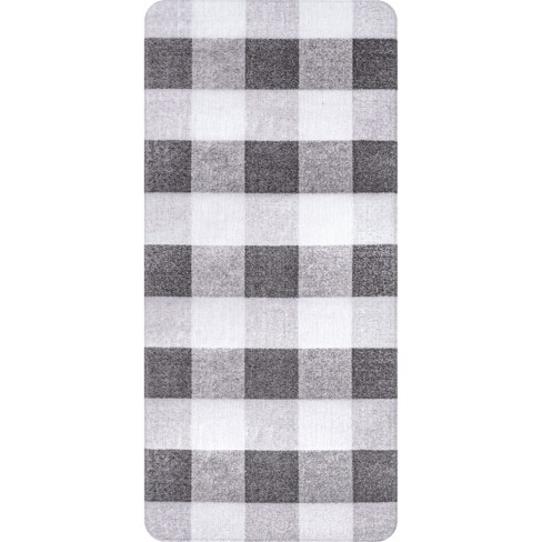 Nuloom Aisha Buffalo Plaid Anti Fatigue Kitchen or Laundry Room Comfort Indoor Mat - image 1 of 4