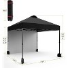 10x10 Pop Up Canopy with Sidewalls, Portable Outdoor Canopy with One Push Setup, Easy Set-Up Waterproof Pop Up Tent for Outdoor Party - 3 of 4