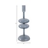 Decorative Candle Holder for Taper Candles - Modern Glass Candlestick Holder with Disc and Sphere Design for Table Décor - 4 of 4