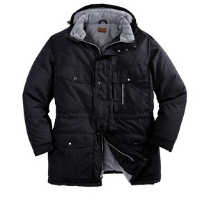 Boulder Creek by KingSize Men's Big & Tall Fleece-Lined Parka With Detachable Hood And 6 Pockets - 1 of 4