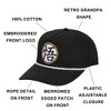 Dragon Ball Z Goku Kanji Patch Black Retro Grandpa Snapback Hat - 2 of 4