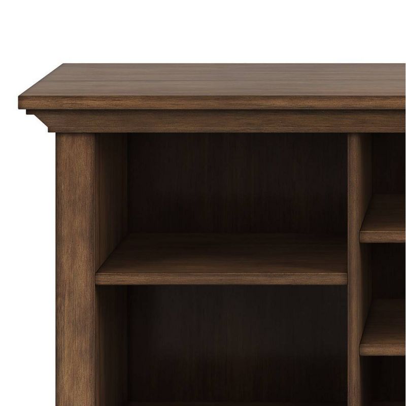 Mansfield Open Shelves TV Stand for TVs up to 55&#34; Rustic Natural Aged Brown - WyndenHall, 3 of 9