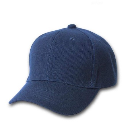 Plain Baseball Cap Blank Hat With Solid Color And Adjustable Navy Blue Target