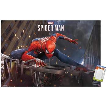 Marvel Comics - Spider-Man - Minimalist Wall Poster, 14.725 x 22.375,  Framed 