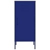 VidaXL Storage Cabinet Navy Blue 16.7"x13.8"x40" Steel - 3 of 4