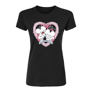 Women's - Pokémon - Maushold 4 Coquette Fitted Graphic T-Shirt - 1 of 2