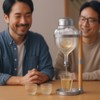 Nispira Ice Sake Wine Whisky Dispenser | Jug Cooler Decanter with Wooden Handle Borosilicate Glass Valve Opening, 1 Set - 4 of 4