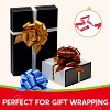 Joyfy Christmas Wrap Ribbon Pull Bows, 5” Wide Gift Wrapping Accessory Gift Tags for Presents Wrapping, Boxing Day Holiday Xmas Decorations - 3 of 4