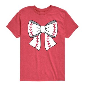 Boys' - Instant Message - Baseball Bow Short Sleeve Graphic T-Shirt - 1 of 4