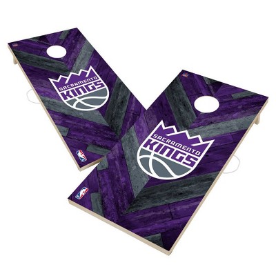 NBA Sacramento Kings 2'x4' Solid Wood Cornhole Board