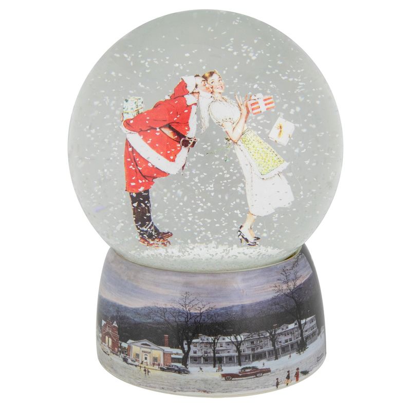 Northlight 6.5" Norman Rockwell 'Christmas Surprise' Snow Globe, 5 of 7