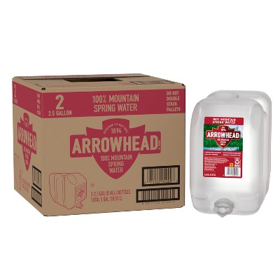 Arrowhead Brand 100% Mountain Spring Water - 2.5 gal Jug