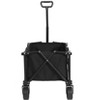 Folding Wagon Cart with All Terrain Wheels,Heavy Duty Garden Carts with Adjustable Handle - 3 of 4