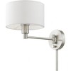 Livex Lighting 1 - Light Wall Light in  Brushed Nickel - 4 of 4