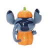 Disney 20oz Stitch Ceramic Mug Pumpkin Hat Lid - 2 of 4